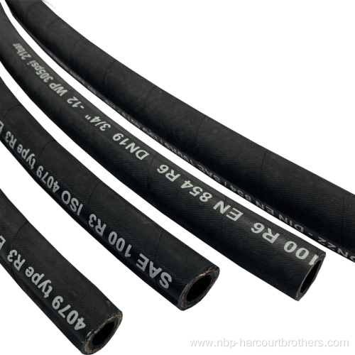 One High Tensile Textile Braided Synthetic Rubber hose R6